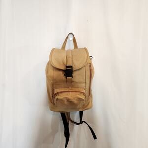 UNKNOWN Tan Supple Leather Adjustable Sling Shoulder Bag Western Womens FLAWED